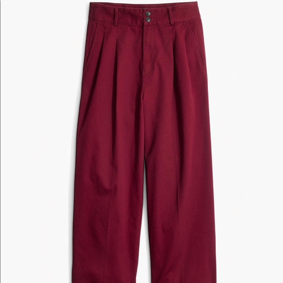 Madewell Pleated Wide-Leg Pants - Picture 5 of 5